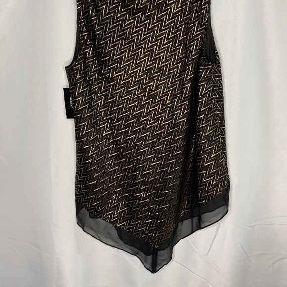 Alfani Women's Metallic Pointed-Hem Top - Picture 7 of 10